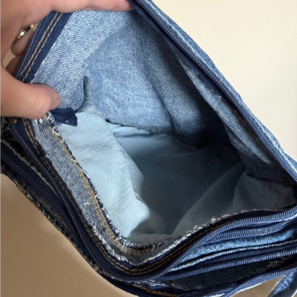 Stylish Blue Denim Women's Bag